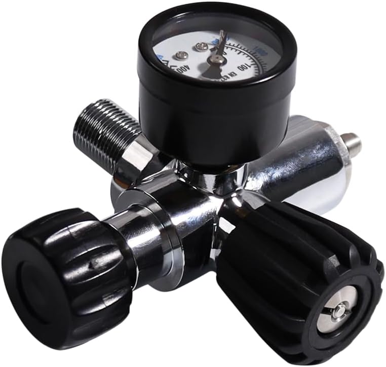 TUXING 6000PSI High Pressure PCP Paintball Fill Station, 6000PSI Gauge, Stainless Steel Valve HPA CO2 Tank DIN Charging System (M18*1.5) - Image 4